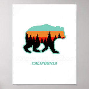 Sierra-at-tahoe Skiing Snowboarding California Bea Poster