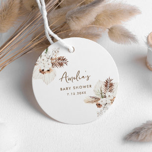 SIERRA Bohomian Baby Shower Favour Tags