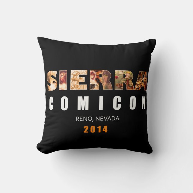 Sierra Comicon Autograph Pillow (Front)