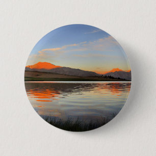 Sierra Crest Sunset - John Muir Trail 2 Inch Round Button