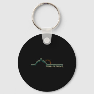 Sierra De Gredos Spain Retro Climbing, Skiing Hiki Keychain