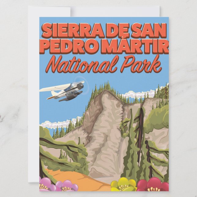 Sierra de San Pedro Mártir National Park Invitation (Back)