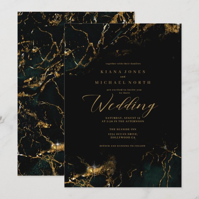 Sierra Jack ID644 gr/blk Invitation (Front/Back)