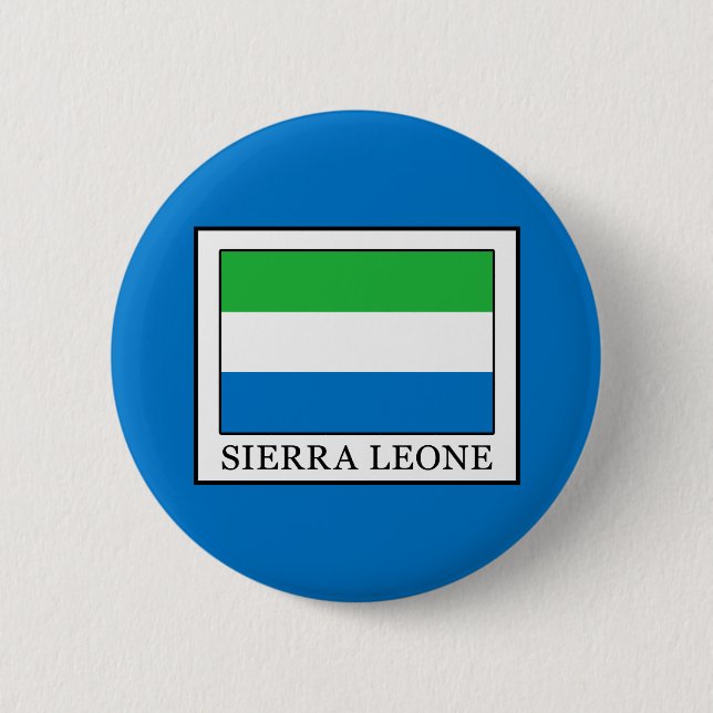 Sierra Leone 2 Inch Round Button (Front)