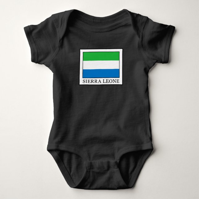 Sierra Leone Baby Bodysuit (Front)