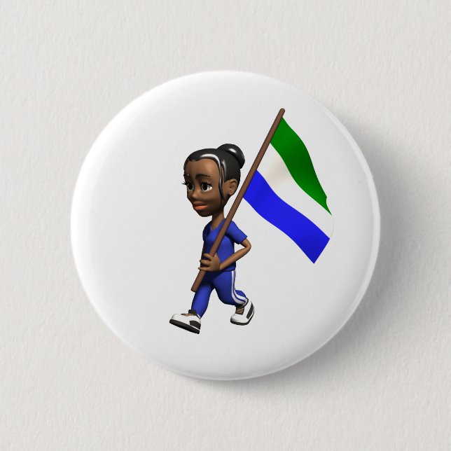 Sierra Leone Button (Front)