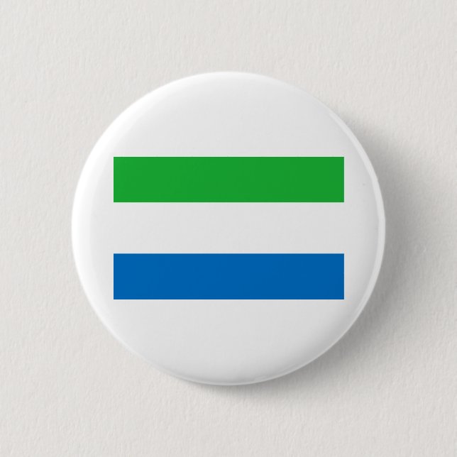 Sierra Leone Flag 2 Inch Round Button (Front)