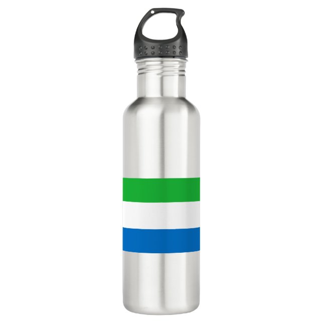 Sierra Leone Flag 710 Ml Water Bottle (Front)