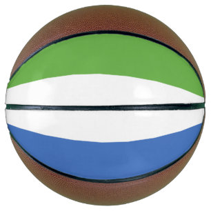 Sierra Leone flag Basketball
