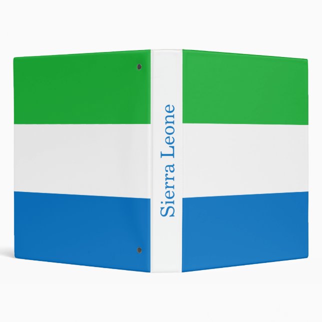 Sierra Leone Flag Binder (Background)