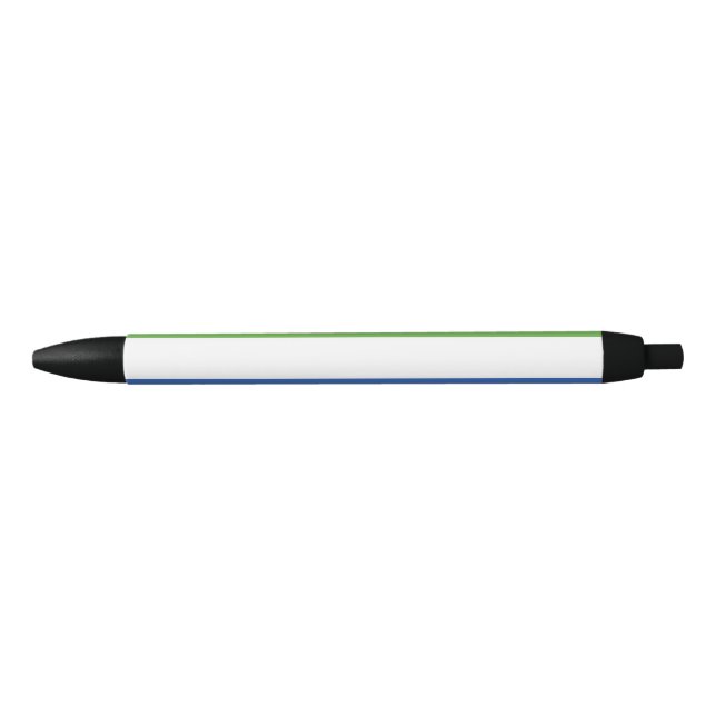 Sierra Leone flag Black Ink Pen (Front)