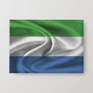 Sierra Leone Flag Button