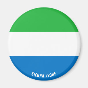 Sierra Leone Flag Charming Patriotic Magnet