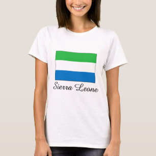 Sierra Leone Flag Design T-Shirt
