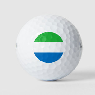 Sierra Leone Flag Golf Balls