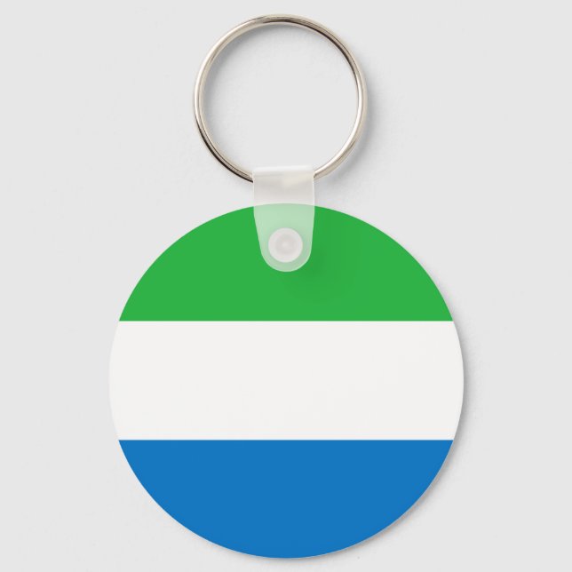 Sierra Leone Flag Keychain (Front)