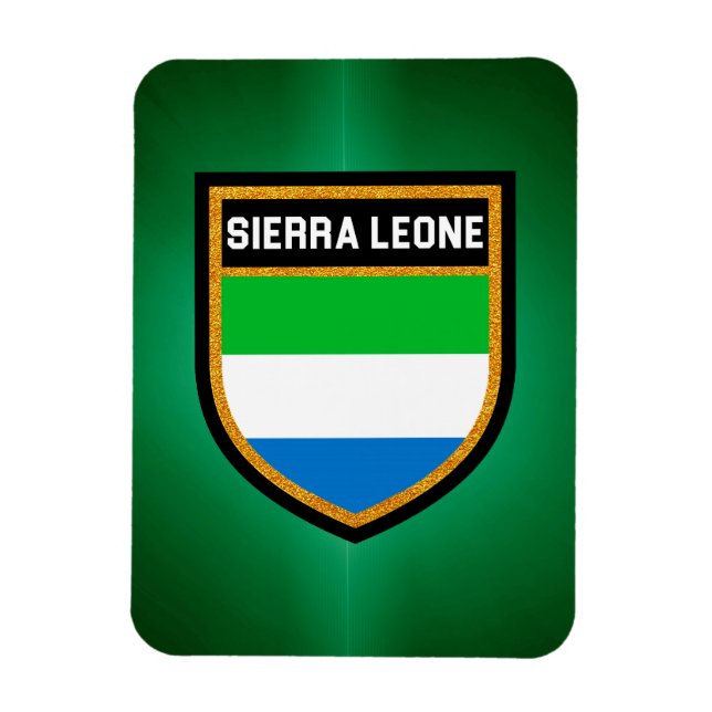 Sierra Leone Flag Magnet (Vertical)