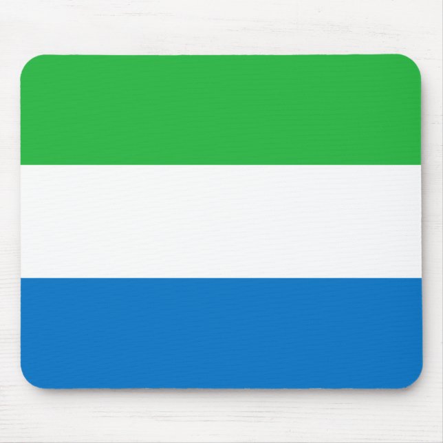 Sierra Leone Flag Mouse Pad (Front)
