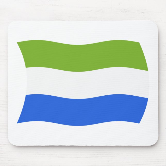 Sierra Leone Flag Mousepad (Front)