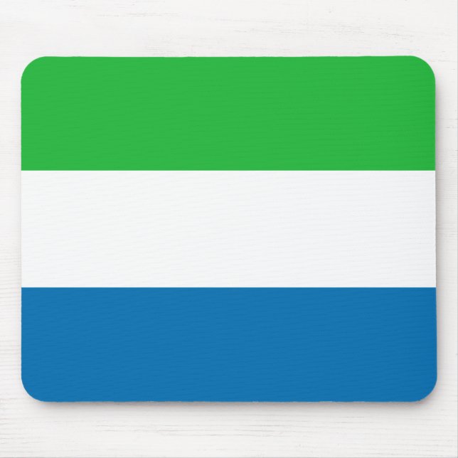 Sierra Leone Flag Mousepad (Front)