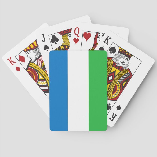 Sierra Leone Flag Playing Cards (Back)
