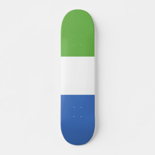 Sierra Leone flag Skateboard