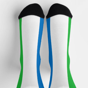 Sierra Leone Flag Socks