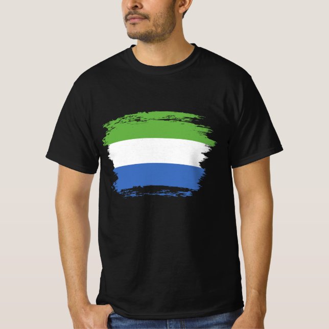 Sierra Leone flag T-Shirt (Front)