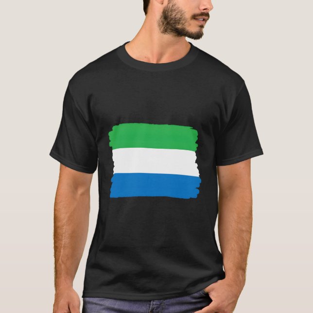 Sierra Leone Flag T-Shirt (Front)