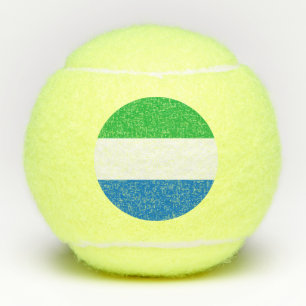Sierra Leone Flag Tennis Balls
