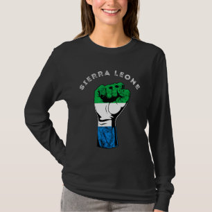 Sierra Leone Hand Fist Pride Sierra Leonean Roots T-Shirt