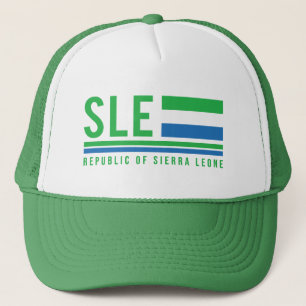 Sierra Leone ISO Code Trucker Hat