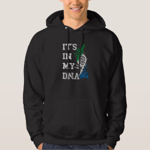 Sierra Leone It's In My Dna Siera Leonean Roots Fl Hoodie