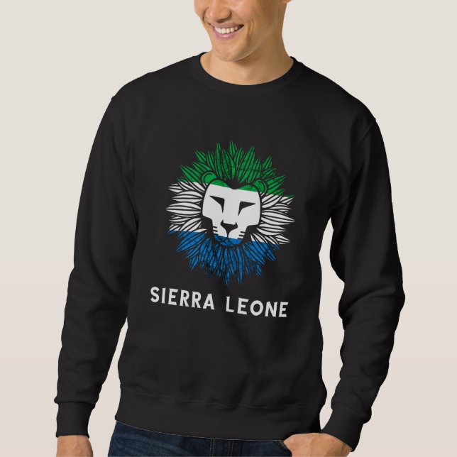 Sierra Leone King Sierra Leonean Pride Sweatshirt (Front)
