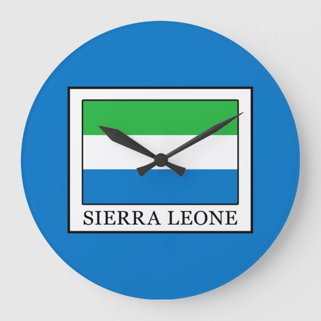 Sierra Leone Large Clock (Front)