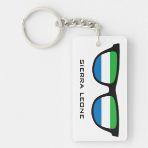 Sierra Leone Shades texte et porte - clé couleur p