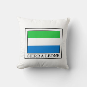 Sierra Leone Throw Pillow