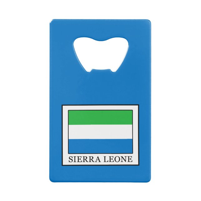 Sierra Leone Wallet Bottle Opener (Front)