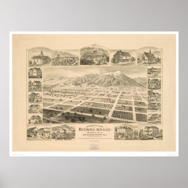 Sierra Madre, California (1617A) Poster (Front)