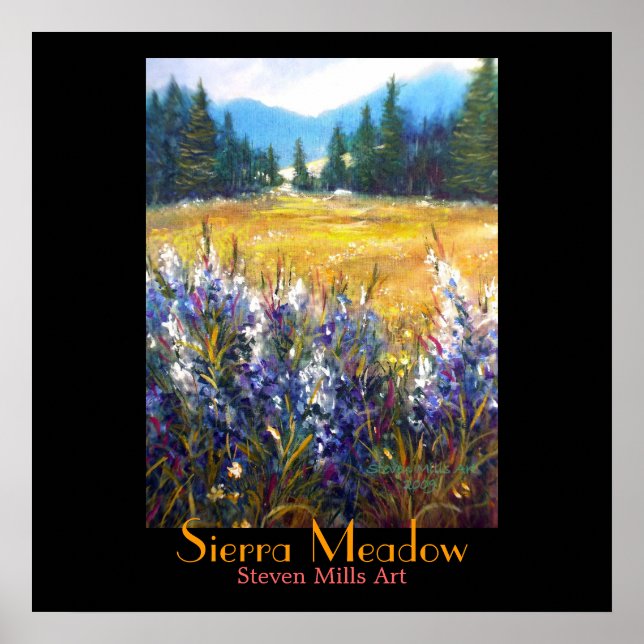 Sierra Meadow Poster (Front)
