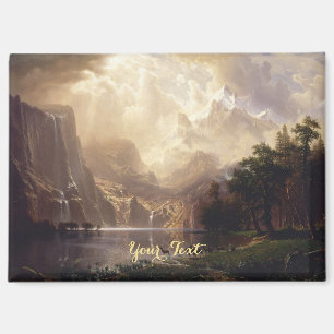 Sierra Nevada CA Landscape Vintage Art Monogrammed Magnet
