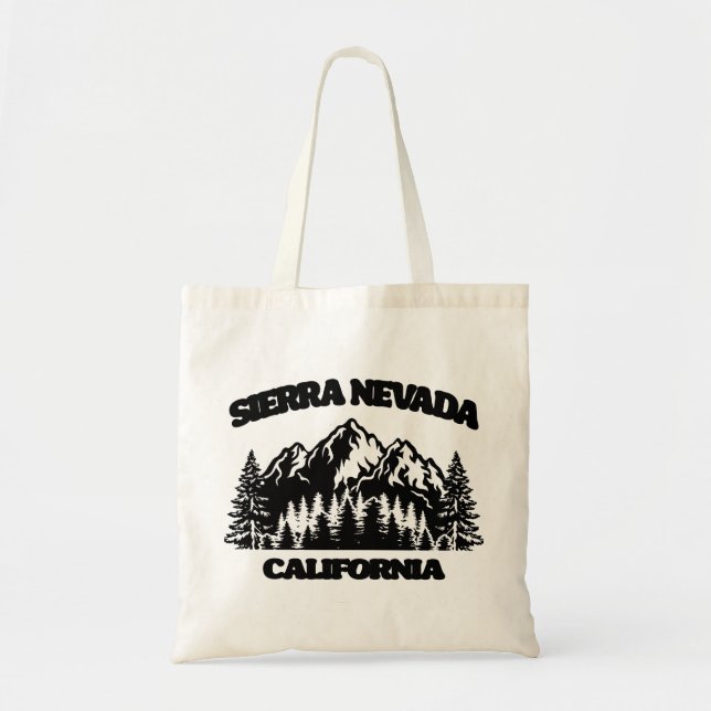 Sierra Nevada California Tote Bag (Front)