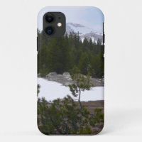 Sierra Nevada Mountains and Snow at Yosemite