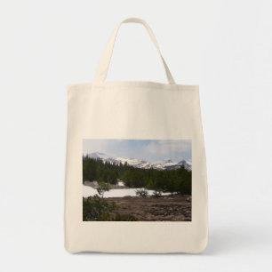 Sierra Nevada Mountains and Snow at Yosemite Tote Bag