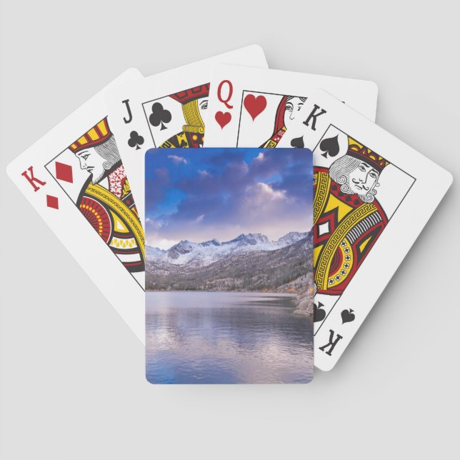 Sierra Nevada Mountains, Autumn, CA Playing Cards (Back)