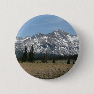 Sierra Nevada Mountains I from Yosemite 2 Inch Round Button