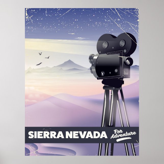 Sierra Nevada Travel poster (Front)