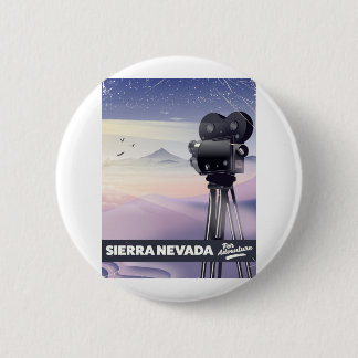 Sierra Nevada Travel poster 2 Inch Round Button