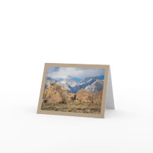 Sierra orientale cartes de note d'instantanés