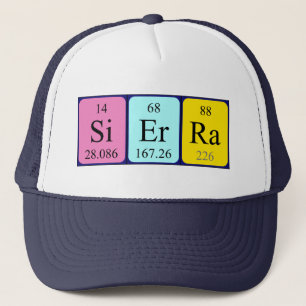 Sierra periodic table name hat